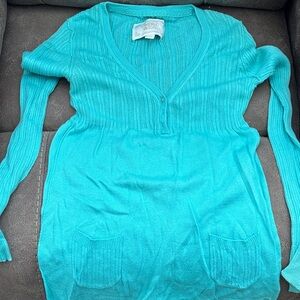 SZ 14 LIMITED TOO TEAL SWEATER